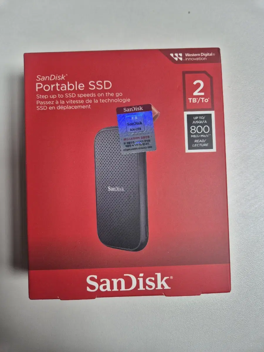 샌디스크 ssd 새제품 2tb